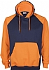 Sudadera Con Capucha Chicago Joylu - Color Marino/Naranja Flor